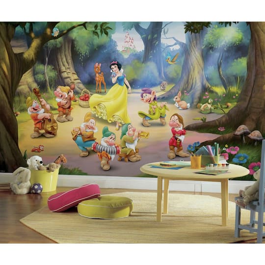 RoomMates Snow White & The Seven Dwarfs Mural